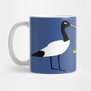 Sacred Ibis and Egyptian Ankh Mug